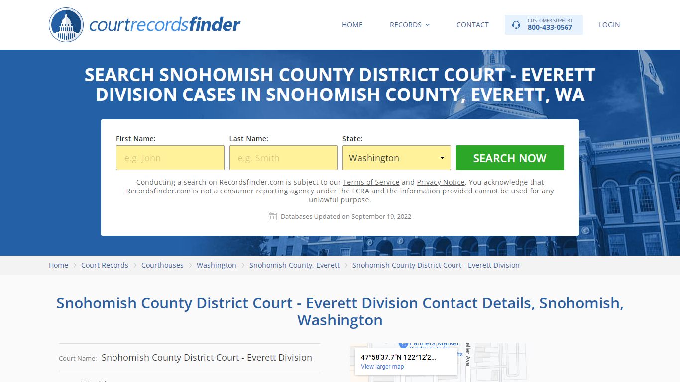 Snohomish County District Court - Everett Division Case Search ...
